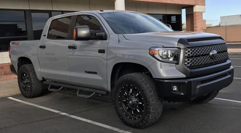 2019 black TRD Pro grill on a Tundra of a different color? | Toyota Tundra Forum 2020 Toyota Tundra, Toyota Tundra Accessories, Toyota Tundra Lifted, Tundra Wheels, Tundra Accessories, Lifted Tundra, Toyota Tundra Crewmax, Toyota Tundra Trd Pro, Tundra Crewmax