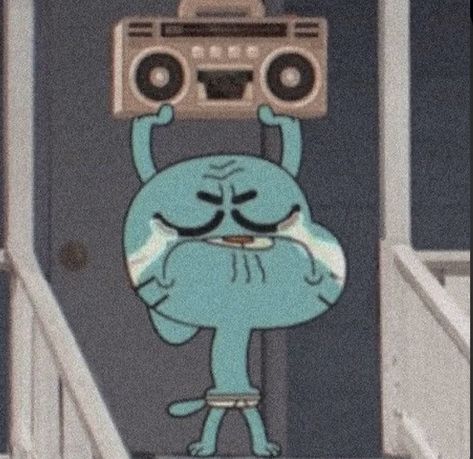 Gumball Image, Amazing Gumball, World Of Gumball, The Amazing World Of Gumball, Mood Humor, Music Covers, Music Memes, Cartoon Pics, Really Funny Pictures