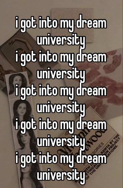 Dream University, Exam Motivation, Vision Board Affirmations, Study Motivation Video, Vision Board Manifestation, Vie Motivation, Academic Motivation, Luck Quotes, Dream School