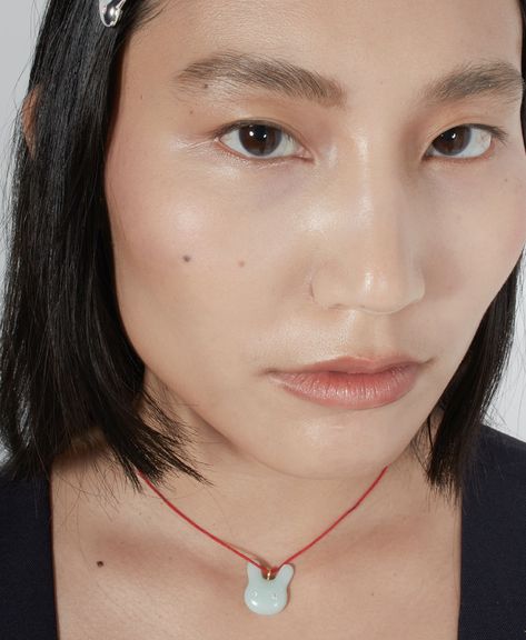 Sandy Liang Jade Necklace, Sandy Liang Necklace, Object Design, Zine Design, Sandy Liang, Store Ideas, Jade Necklace, Pretty Jewelry, Current Mood