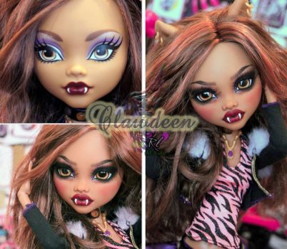 High Photos, Monster High Custom Doll, Clawdeen Wolf, Hair Gloss, Custom Monster High Dolls, Monster High Custom, Eyebrows On Fleek, Monster High Repaint, Wolf Girl