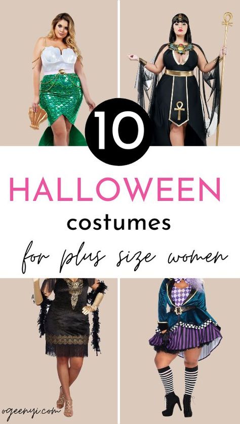 Holloween Costume Plus Size, Plus Size Halloween Costumes 2023, Best Plus Size Halloween Costumes, Plus Size Womens Halloween Costumes, Diy Costumes For Women Plus Size, Halloween Costumes Curvy Girl, Halloween Costumes For Curvy Women, Easy Diy Halloween Costumes For Women Plus Size, Halloween Costumes For Plus Size Women