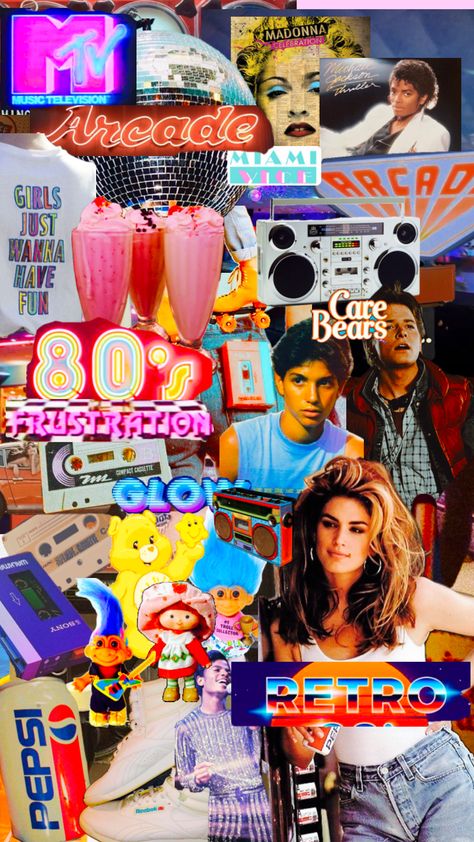 1980s 🎱🪩⭐️ 1980s Aesthetic, Oliver And Company, 80s Aesthetic, Miami Vice, Aesthetic Collage, Childhood Memories, Cute Wallpapers, Collage