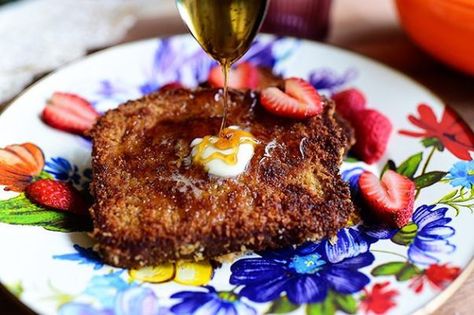 Crunchy French Toast, French Toast Bake, What's For Breakfast, Ree Drummond, Cooked Breakfast, The Pioneer Woman, Toast Recipes, Breakfast Dishes, Pioneer Woman