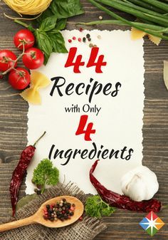 Who says a healthy, home-cooked meal has to be a hassle? From breakfast to dessert and everything in between, these 44 super scrumptious recipes have just 4 ingredients. Really! Spark People Recipes, Meal Planing, College Cooking, Chicken Honey, Freezable Meals, 4 Ingredient Recipes, Healthier Meals, Cooked Meal, Healthier Options