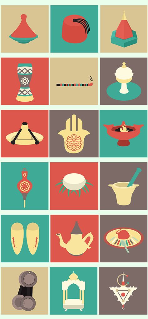 Moroccan Traditions Flat Icons Resources Icon, Gui Design, Mobile Icon, Flat Icons Set, Cafe Logo, Flat Icons, Web Icons, Mobile Ui, Flat Icon