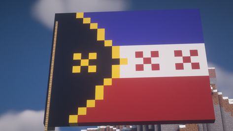 Lmanburg Flag Minecraft, L'manburg Flag, Flag Minecraft, Lmanburg Flag, Minecraft L, Minecraft Dream, Minecraft Banners, Minecraft Builds, Minecraft Creations