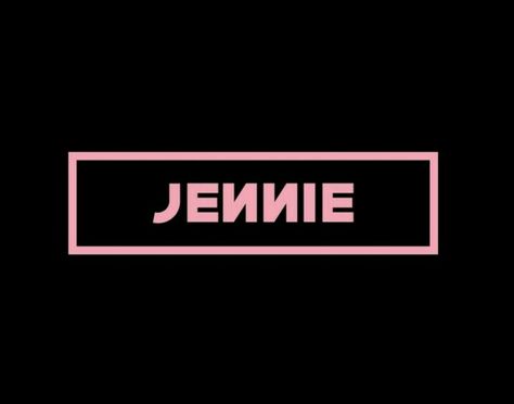 BLACKPINK JENNIE - LOGO Bp Logo, Pink Names, Kids Zoo, Entertainment Logo, Blackpink Members, Youtube Banners, Name Logo, Blackpink Photos, Black Pink Kpop