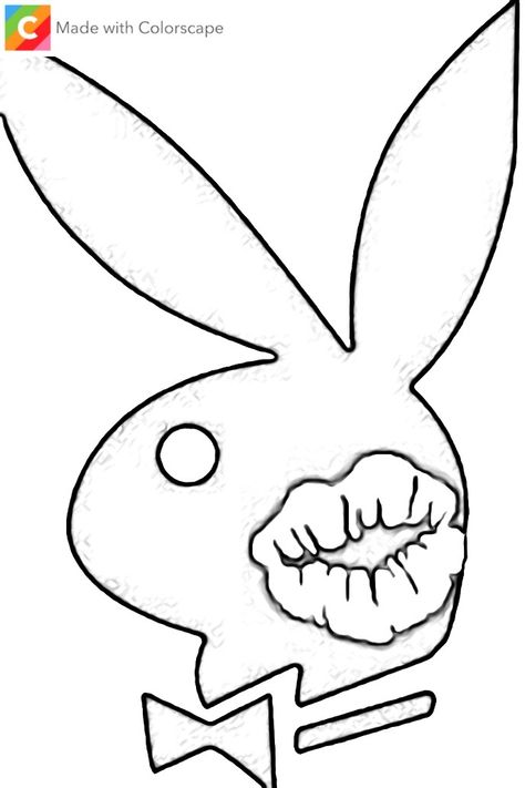 Playboy Bunny Drawing, Macabre Tattoo, Skull Coloring, Tufting Ideas, Rug Tufting, Skull Coloring Pages, Yakuza Tattoo, Coloring Pages Inspirational, Love Coloring Pages