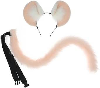 JUNBOON Mouse Ears Headband & Tail Hamster Costume Accessory Kits Adults Halloween Party Animal Cosplay Headwear Dress up Hamster Costume, Costume Ball, Adult Halloween Party, Mouse Ears Headband, Ear Headbands, Mouse Ears, Animal Party, Costume Accessories, Halloween Party