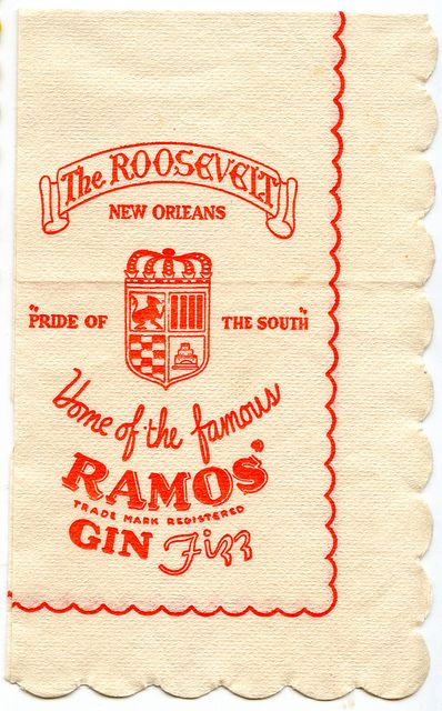 Ramos Gin Fizz, Gin Fizz, Cocktail Napkin, Vintage Packaging, Typography Layout, Vintage Graphic Design, Vintage Type, Typography Letters, Vintage Branding