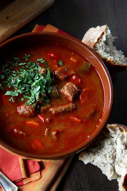 Hungarian Goulash, and My New Found Love of Paprika (FAK Friday) - Will Cook For Friends Paprika Goulash, Hungarian Beef Goulash, Goulash Soup, Hungarian Goulash, Beef Goulash, Goulash Recipes, Diner Recept, Hungarian Recipes, Soup And Stew