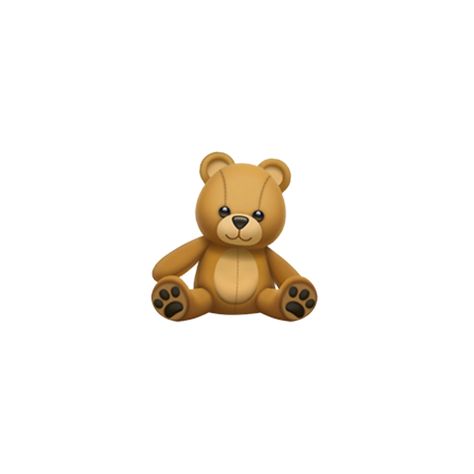 Teddy Bear Emoji, Bear Emoji, Ios Emoji, Icon Emoji, Photo Cutout, Emoji Wallpaper Iphone, Whatsapp Wallpaper Cute, Cute Small Animals, Emoji Art