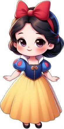 Disney Princess Paintings, Disney Princess Cake Topper, Chibi Disney, Baby Disney Characters, Snow White Birthday Party, Disney Princess Babies, Disney Princess Cake, Disney Princess Artwork, Kawaii Disney