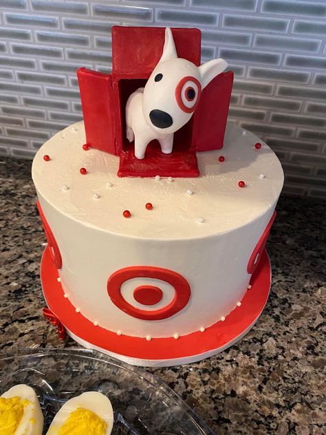 Target Cake Ideas, Target Birthday Cakes, Target Cake, Target Birthday, Starbucks Theme, Target Party, Earth Cake, Realistic Cakes, Oreo Ice Cream