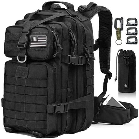 Emergency Backpack, Molle Bag, Survival Backpack, Water Resistant Backpack, Molle Webbing, Military Backpack, Range Bag, Molle System, Tactical Backpack