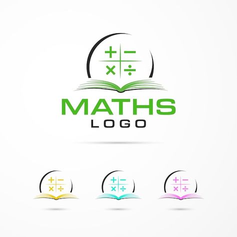 Maths logo mathematics logo vectors | Premium Vector #Freepik #vector #learning-logo #course-logo #marketing-logo #logo-maker Maths Logo Design, Mathematics Logo Design, Mathematics Logo, Mathematics Symbols, Math Logo, Creative Math, 10 Logo, Learning Logo, Math Tutor