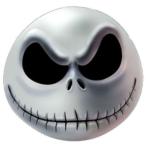 The Nightmare, Jack Skellington, Mask, Christmas, White, Black