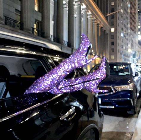 Boots Photography, Nightlife Aesthetic, Jade Fashion, Purple Boots, Heels Aesthetic, Purple Vibe, Purple Heels, Money Motivation, Glitter Boots