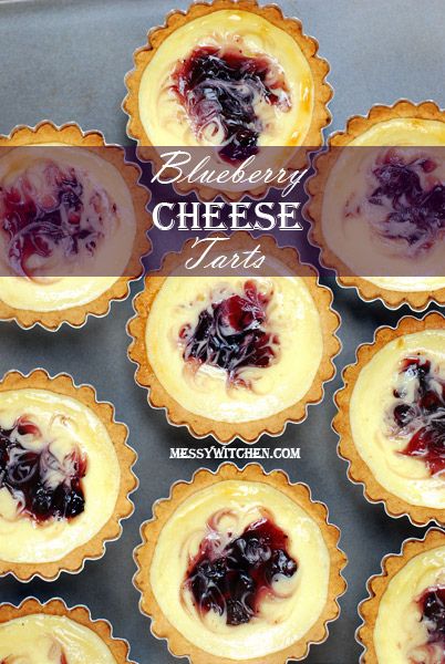 Blueberry Cheese Tarts by Amyq, via Flickr Tart Cakes, Mini Tart Recipes, Cheese Tart, Blueberry Cream Cheese, Cheese Tarts, Mini Tart, Pastry Tart, Egg Tart, Good Old Days