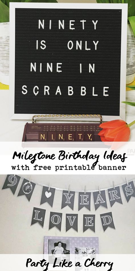 Milestone Birthday Ideas, 90th Birthday Party Theme, 90th Birthday Party Ideas, Party Ideas For Women, 90th Birthday Party Decorations, Grandmas Birthday Party, 90th Birthday Decorations, 90th Birthday Party, 90th Birthday Invitations