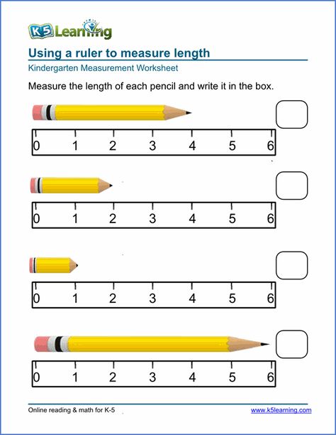 Kindergarten Measurement, Measurement Kindergarten, Measuring Length, Measurement Worksheets, Math Measurement, Kindergarten Math Worksheets, Math Activities Preschool, School Worksheets, Free Preschool