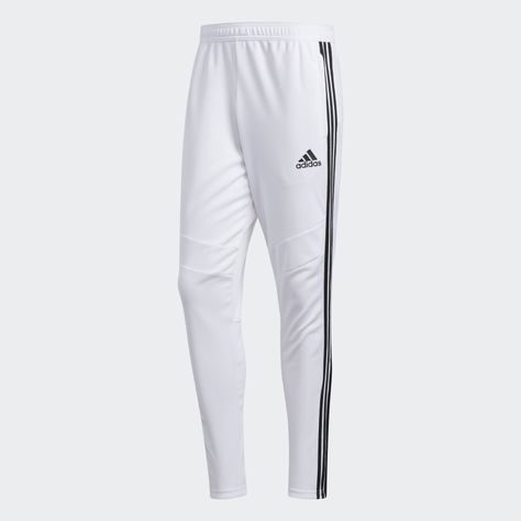 Train hard. Stay cool. These football pants battle the heat with breathable, quick-drying fabric. Cut for movement, they have a slim fit down the leg and stretchy ribbed details on the lower legs to promote clean footwork. Ankle zips allow you to pull them on or off over boots. Adidas Man, Black Outfit Men, Soccer Pants, Football Pants, Adidas Soccer, Adidas Shop, Running Pants, Training Pants, Running Training