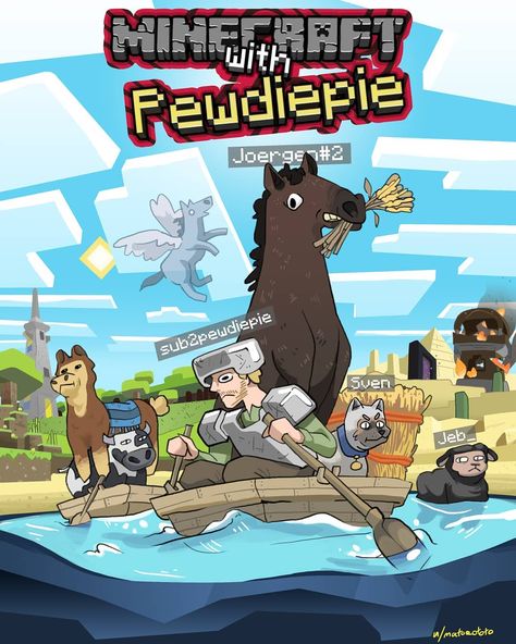 Pewdiepie Fan Art, Pewdiepie Minecraft, Miranda Sings, Minecraft Drawings, Minecraft Wallpaper, Youtube Gamer, Minecraft Memes, Minecraft Art, Minecraft Fan Art