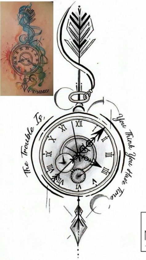 Compass And Clock Tattoo Ideas For Women, Compass Memorial Tattoo, Compass Clock Tattoo Design, Thigh Piece Tattoos, Arrow Tattoos For Women, Traditional Tattoo Inspiration, Crazy Tattoos, Animal Tattoo Ideas, Compass Tattoo Design