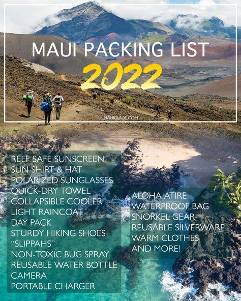 We believe these top Maui packing list items will help you have the best Maui vacation possible. #mauipackinglist #maui #hawaii #packing Maui Packing List, Costco Shopping List, Hawaii Packing, Pack List, Maui Wowie, Costco Shopping, Hawaii Weddings, Adventure Essentials, Trip To Maui