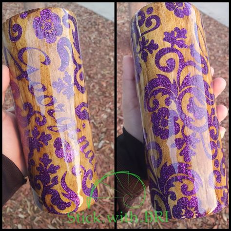 Purple Peekaboo Tumbler, Purple Tumbler Ideas, Peekaboo Tumbler Ideas, Peekaboo Tumbler, Resin Pens, Epoxy Cups, Epoxy Tumbler, Resin Tumblers, Epoxy Tumblers