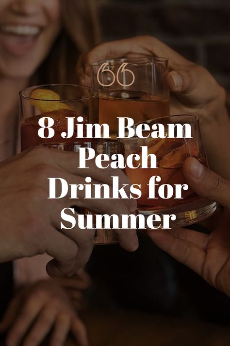 Jim Beam Peach drinks are the best peach cocktails for pool parties, barbecues, and evening porch sipping. Jim Bean Peach Drinks Recipe, Peach Jim Beam Drinks, Jim Beam Peach Drinks Recipes, Jim Beam Peach Drinks, Highball Recipe, Drinks For Summer, Blackberry Tea, Peach Whiskey, Unsweetened Iced Tea