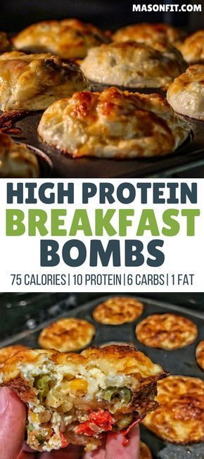 Egg Benedict, High Protein Breakfast Recipes, Muffins Healthy, Low Carb High Protein, Healthy Breakfast Muffins, Protein Dinner, Protein Breakfast Recipes, Macro Meals, High Protein Breakfast