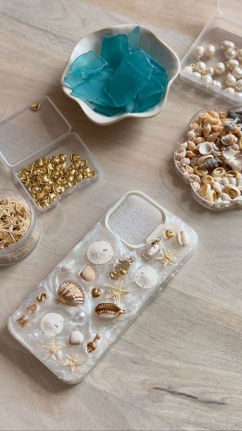 Maddy Corbin | make DIY shell charm phone cases for my besties! ✨🐚🌴 *make sure you’re following before commenting to get my DM! comment “CALL ME” I will... | Instagram Charm Phone, Diy Charm, Diy Phone, Diy Phone Case, Diy Charms, Phone Charm, Amazon Fashion, Gift Item, Make Sure