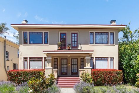 2640 Regent Street, Berkeley, California | Apartment Therapy Moroccan Tile Backsplash, California Apartment, Pretty Desks, Adobe Home, Berkeley California, Front Courtyard, Adobe House, Extra Bedroom, Classic Bathroom