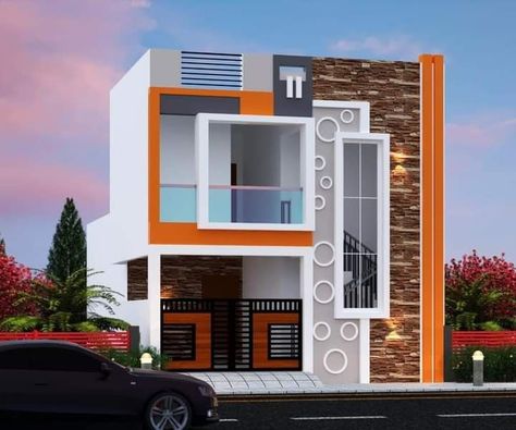 Elevation design 2 Floor Elevation Design Modern Small House, 2floor House Elevation Modern, G 2 Front Elevation Design Latest North Face, Elevation Designs For House G+1, 2 Floor Elevation Design Modern, G 1 Front Elevation Design, Small House Art, Front Elevation Designs Modern, Design For Small House