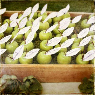 apples. Apple Wedding Theme, Apple Themed Party, Green Apple Wedding, Wedding Doorgift, Wedding Doors, Edible Favors, Green Themed Wedding, Green Apples, Green Colour Palette