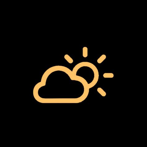 Weather Logo, Ghost Aesthetic, Black App, Yellow And Black, App Icon, Ios App, Ghost, Wallpapers, Yellow