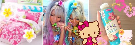 Gyaru Banner Twitter, Pink Gyaru Banner, Tropical Header Twitter, Gyaru Banner Gif, Gyaru Twitter Header, Gyaru Discord Banner, Yellow Gyaru, Tropical Header, Gyaru Header