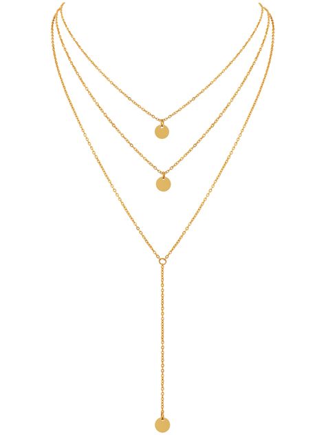 Elegant gold necklace