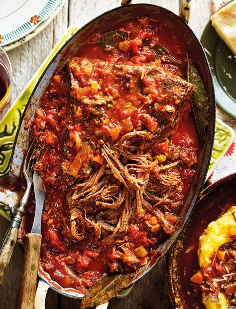 Slow-cooked beef brisket ragu | Sainsbury's Magazine Beef Ragu Slow Cooker, Brisket Ragu, Beef Brisket Chili, Slow Cooked Beef Brisket, Slow Cooker Brisket, Beef Ragu, Ragu Recipe, Beef Brisket Recipes, Brisket Recipes