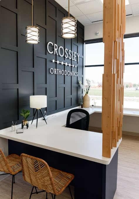 Orthodontics Office, Orthodontic Office Design, Ortho Office, Chiropractic Office Design, Orthodontic Office, Dentist Office Design, Optometry Office, Dental Office Design Interiors, Office Waiting Rooms