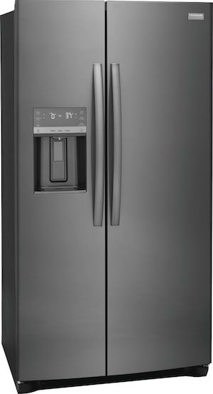 Refrigerator Side By Side, Refrigerator Black, Black Stainless Appliances, Refrigerator Sizes, Undercounter Refrigerator, Frigidaire Gallery, Single Wall Oven, Beverage Centers, Portable Washer