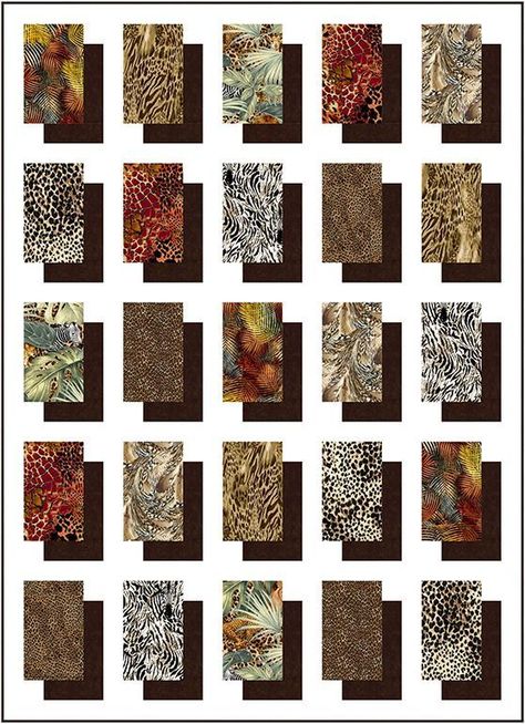 Projects - WILD AT HEART - WILD SHADOW BOX Animal Print Quilt, Timeless Treasures Fabric, Quilt Sewing Patterns, Wild At Heart, Fabric Suppliers, Fabulous Fabrics, Quilt Kit, Shadow Boxes, Timeless Treasures