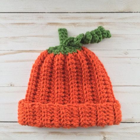 Baby pumpkin hat, pumpkin hat, crochet pumpkin hat, Halloween hat, newborn pumpkin hat, fall hat, Ba Baby Pumpkin Hat, Pumpkin Beanie, Crochet Pumpkin Hat, Newborn Halloween Costumes, Baby Pumpkin, Newborn Halloween, Baby First Halloween, Pumpkin Hat, Crochet Baby Boy