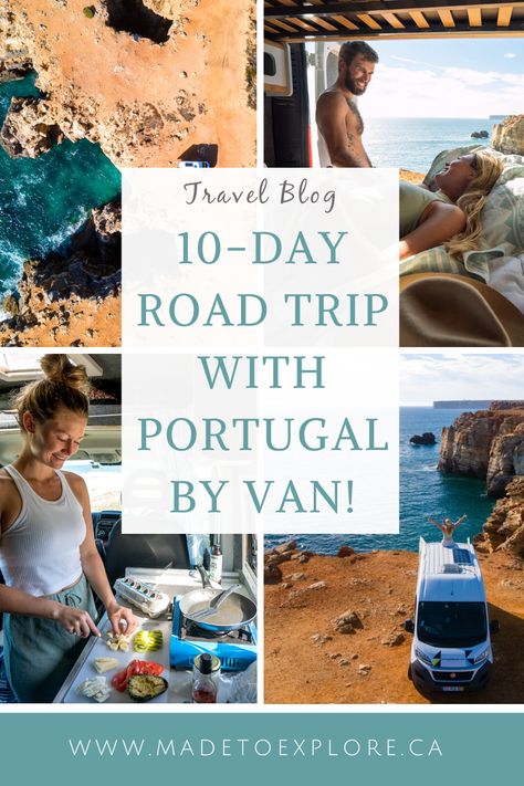 Portugal by Van: Everything you need to know about traveling through mainland Portugal with a campervan including where to stay, the price of gas and tolls, when to visit, and more! #campervan #portugal #madetoexplore Travel Portugal, Campervan Rental, Wild Camp, Toll Road, Best Trip, Travel Van, Camping Spots, Van Camping, Portugal Travel