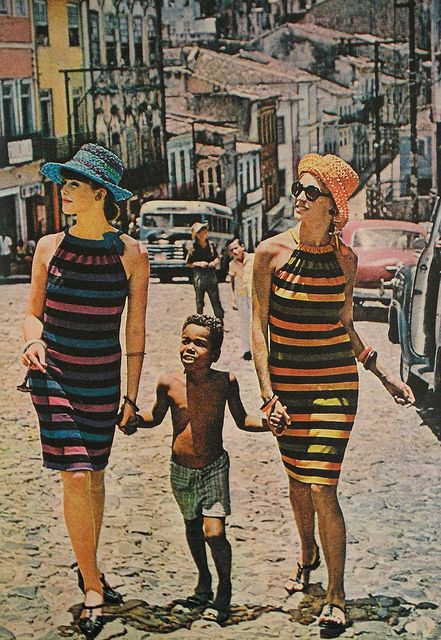 1965 Brazilian Editorial       by Classic Style of Fashion (Second), via Flickr Brazil Clothing, 1960s Fashion Mens, Aesthetic Vintage Outfits, Brazilian People, 60s Aesthetic, Brazil Fashion, Brasil Aesthetic, Carmen Miranda, Exotic Fashion