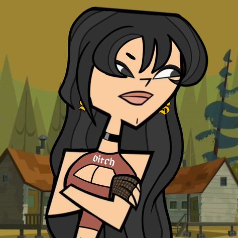 Heather Tdi Redesign, Heather Tdi Pfp, Heather Tdi Fanart, Total Drama Island Heather, Tdi Redesigns, Total Drama Redesign, Poison Ivy Cartoon, Heather Tdi, Tdi Characters