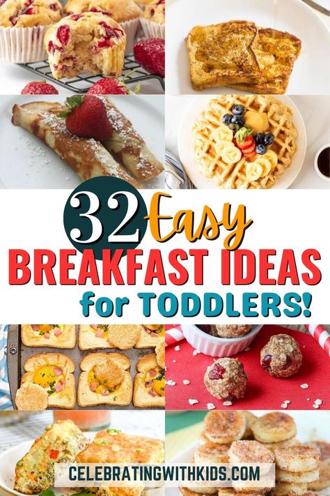 Breakfast Ideas For Two Year Olds, Easy Breakfast For One Year Old, Two Year Old Breakfast Ideas, On The Go Breakfast For Toddlers, Cheap Breakfast Ideas For Kids, Breakfast Ideas For Baby 1 Year, Breakfast For 2 Year Baby, 2 Year Toddler Meals, Breakfast Ideas Kids Healthy