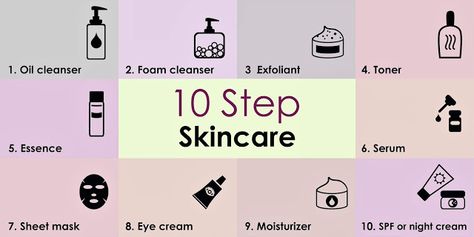 Simplifying Korean Beauty One Step at a Time Korean 10 Step Skin Care, Oil Based Cleanser, Light Moisturizer, Proper Skin Care, Beauty Care Routine, Korean Skincare Routine, Skin Care Steps, Skin Care Cream, Skin Care Routine Steps